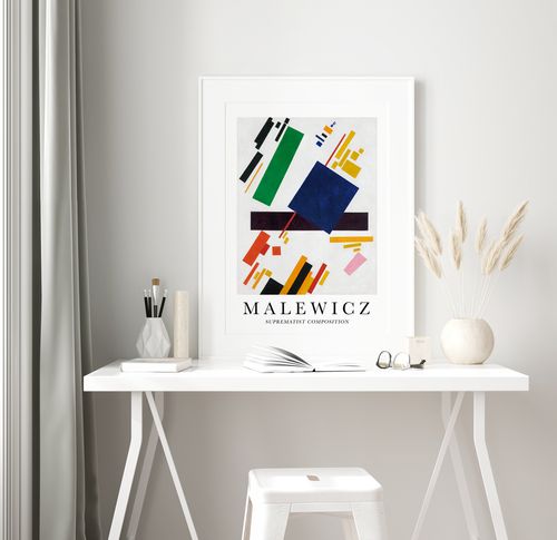 Plakat malewicz abstrakcja obraz 50x70 cm na Arena.pl