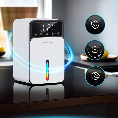 Cichy osuszacz LUXE 1200ml UV + LED wydajny pochłaniacz wilgoci do domu na Arena.pl