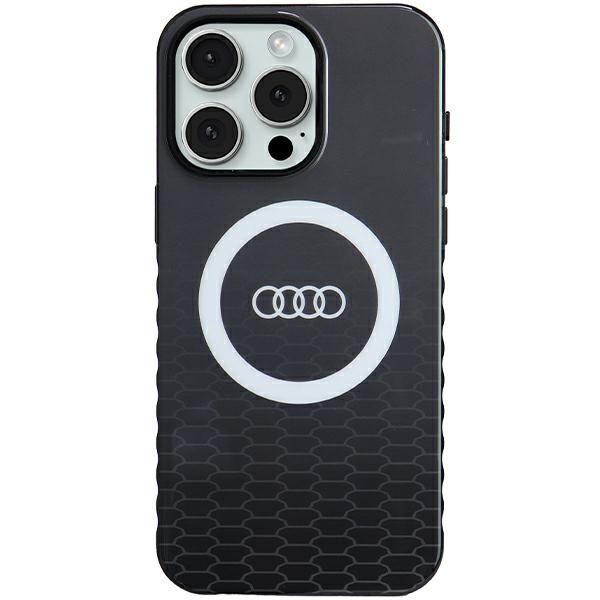 Etui Audi do iPhone 15 Pro Max, Czarny, MagSafe zdjęcie 1