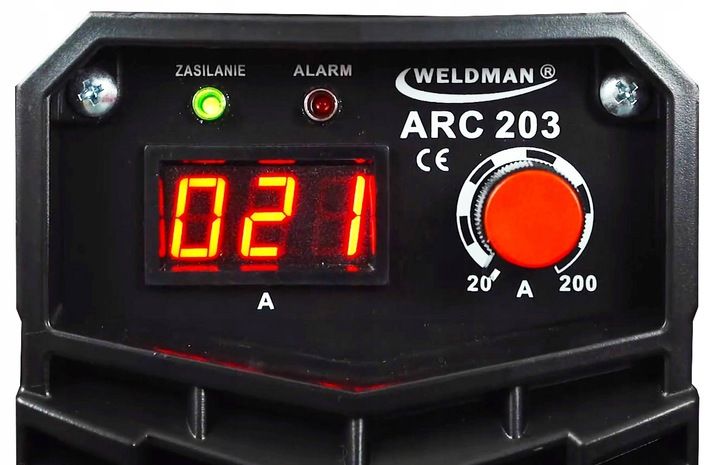 Spawarka inwertorowa 20-200A ARC 203 Weldman zdjęcie 4