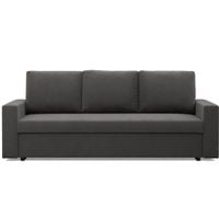 Kanapa 3 osobowa,  BLOM, Mikrofaza, 220x92x85 cm, szary | TYLETEGOTU