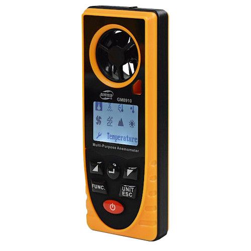 MULTI ANEMOMETR PRZEPŁYWOMIERZ WIATRU Z TERMOMETREM na Arena.pl