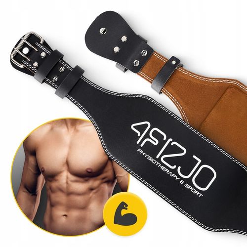 PAS KULTURYSTYCZNY SKÓRZANY STABILIZATOR KRZYŻOWY USZTYWNIAJĄCY KRĘGOSŁUP M na Arena.pl