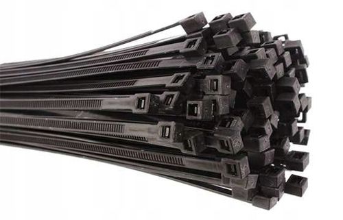 MOCNE OPASKI ZACISKOWE KABLOWE TRYTKI UV CZARNE 3,6x300 JAKOŚĆ na Arena.pl