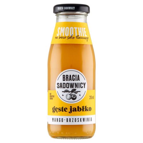 Bracia Sadownicy Smoothie gęste jabłko mango brzoskwinia 215 ml na Arena.pl