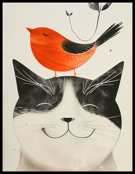 Plakat 50x65cm Pyzaty Przyjaciel zdjęcie 2