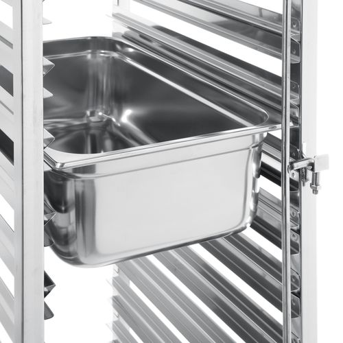 Wózek stalowy do transportu tac blach pojemników 15 x GN1/1 - Hendi 810613 na Arena.pl