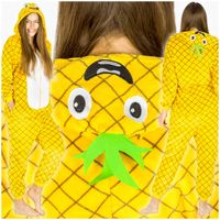 KOSTIUM ANANAS KIGURUMI ONESIE PIŻAMA DAMSKA MĘSKA CIEPŁA DRES PRZEBRANIE L
