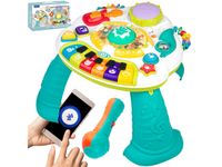 Multifunkcyjny Edukacyjny Muzyczny Stolik Dla Dzieci Pianinko Mikrofon