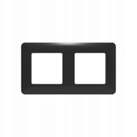 Podwójna ramka czarna seria RM PSMART