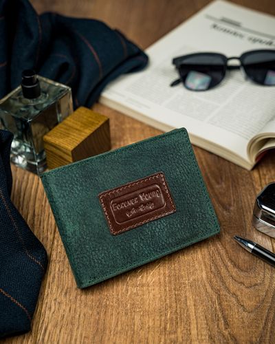 piękny kolorowy, skórzany portfel męski - forever young® na Arena.pl