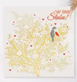 Karnet Kwadratowy Ślubny, Drzewo