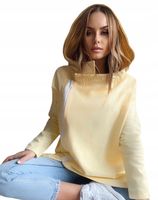 Asymetryczna BLUZA DAMSKA stylowa oryginalna kobieca piękne kolory