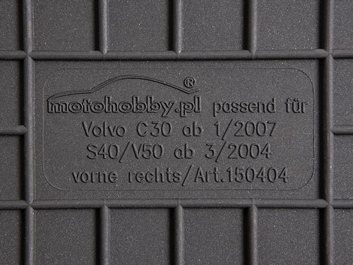 Volvo V50 04-12 DYWANIKI GUMOWE PRZÓD DEDYKOWANE na Arena.pl