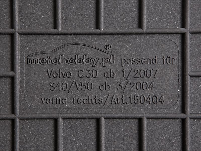 Volvo V50 04-12 DYWANIKI GUMOWE PRZÓD DEDYKOWANE zdjęcie 2