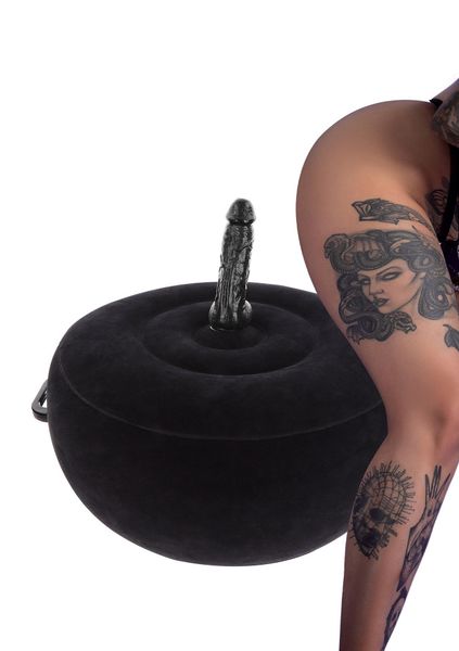 Inflatable Fuck Seat W. Remote Black zdjęcie 8