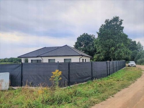 SIATKA CIENIUJĄCA 1,5x10m GRAFIT 90% MASKUJĄCA OSŁONA NA OGRODZENIE PŁOT UV na Arena.pl