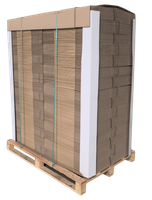 PALETA 1000x Karton klapowy 100x100x1000 [mm] 3W