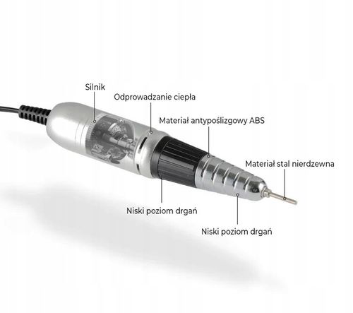 CLAVIER frezarka kosmetyczna do paznokci 65W BIAŁA na Arena.pl