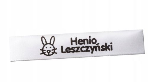 WSZYWKI IMIENNE METKI IMIENNE SATYNA DELUXE na Arena.pl