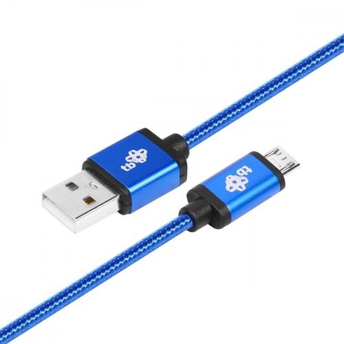 TB Kabel USB-Micro USB 1.5 m niebieski sznurek na Arena.pl