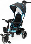 Rowerek trójkołowy Bauerkraft obracany 2w1 wózek jasno niebieski