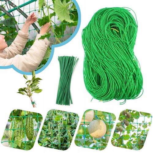 SIATKA DO UPRAWY ROŚLIN OGRODOWYCH, DO OWOCÓW, WARZYW, 2 SZT 1,8M x2,7M na Arena.pl