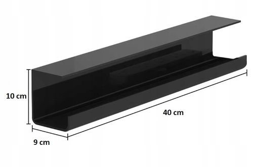 ORGANIZER UCHWYT MASKOWNICA LISTWA DO KABLI PRZEWODÓW POD BIURKO BLAT 40 CM na Arena.pl