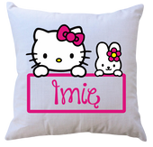 Poduszka Hello Kitty z imieniem