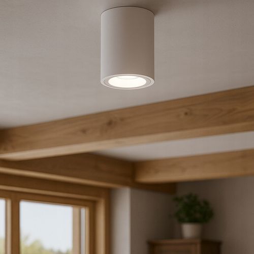 Oprawa Natynkowa Halogenowa Tuba LED GU10 spot sufitowa biała na Arena.pl