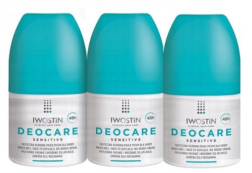 IWOSTIN DEOCARE Sensitive Antyperspirant 50 ML x3 na Arena.pl