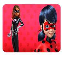 Podkładka pod myszkę Biedronka i Czarny Kot