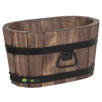 Drewniana donica kwietnik 40x22x21 cm Orzech