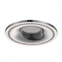 Lampa wpustowa Simon AZ1614 okrągła crystals chrom