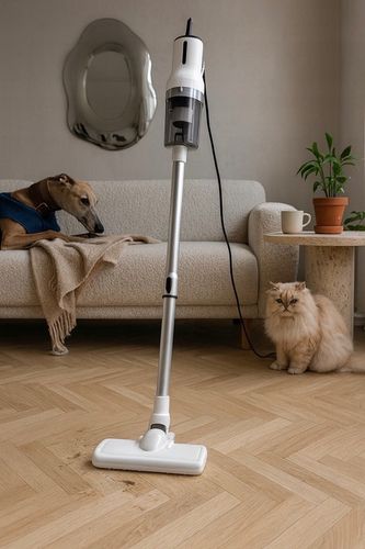 ODKURZACZ PIONOWY BEZWORKOWY PRZEWODOWY RĘCZNY MOCNY 2w1 600W HEPA H13 na Arena.pl