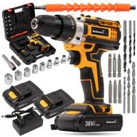 WIERTARKO WKRĘTARKA AKUMULATOROWA UDAROWA BITY NASADKI 2xAKU 24V