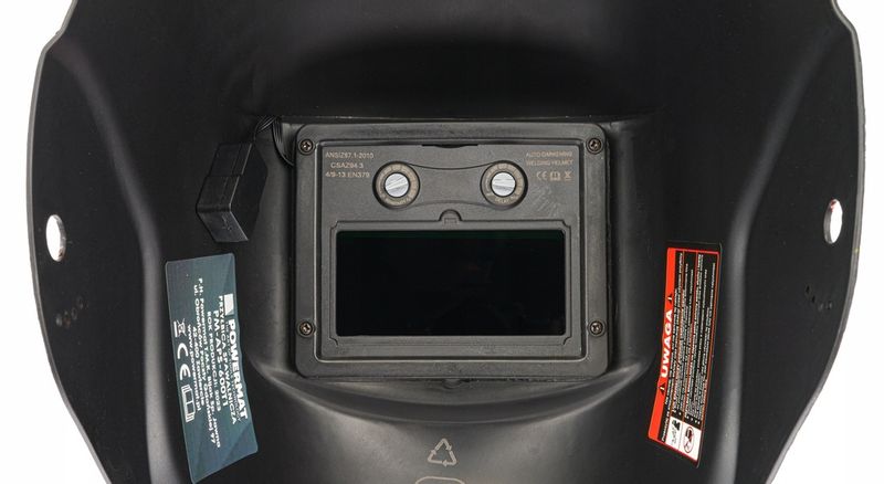 SAMOŚCIEMNIAJĄCA MASKA SPAWALNICZA FILTR AUTOMATYCZNA LCD PM-APS-600T1 zdjęcie 2