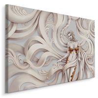 Obraz Canvas Do Salonu Piękna Grecka MEDUZA Portret Bogini 30cm x 20cm