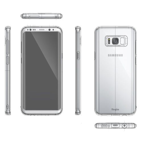 BIAŁE ETUI CASE RINGKE SLIM SAMSUNG GALAXY S8 PLUS na Arena.pl
