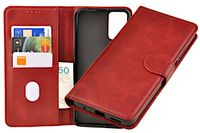 Etui portfel Wallet do Motorola Moto G42 4G czerwony