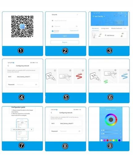 Taśma LED 10M RGB 5050 WiFi PILOT APLIKACJA+GRATIS na Arena.pl