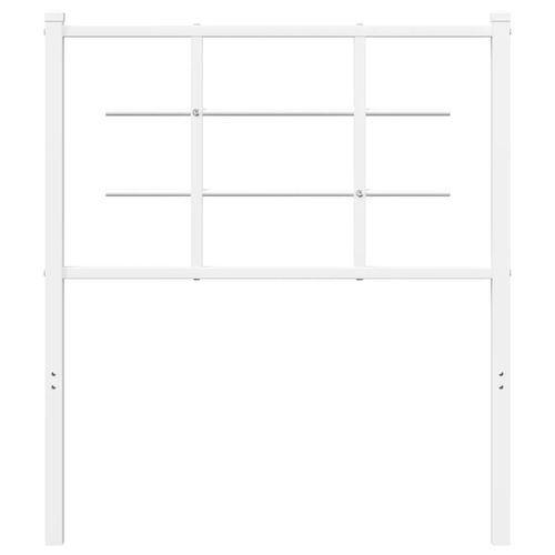 Metalowe wezgłowie, białe, 75 cm na Arena.pl