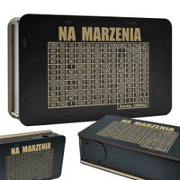 Czarna Skarbonka wykreślanka Wykreślana wielokrotnego użytku na cel