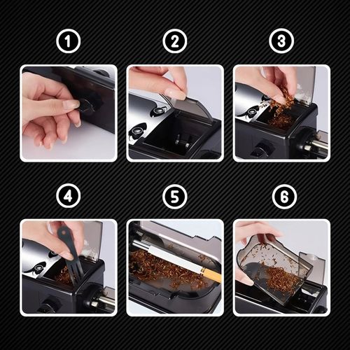 METALOWA Elektryczna Maszynka do Nabijania Papierosów Nabijarka Tytoniu 8mm na Arena.pl