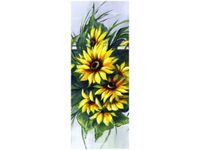 40X100CM SŁONECZNIKI OBRAZ PION