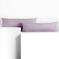 Poszewka na poduszkę wałek bawełna AMBER 20x145 2szt. fioletowa DecoKing