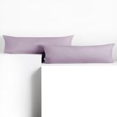 Poszewka na poduszkę wałek bawełna AMBER 20x145 2szt. fioletowa DecoKing