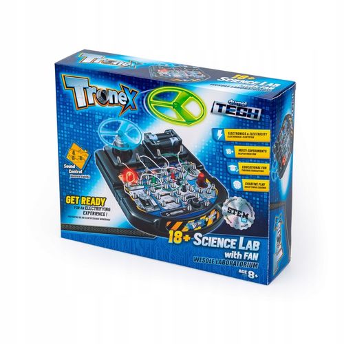 WESOŁE LABORATORIUM ZESTAW EDUKACYJNY ELEKTRYCZNY 8+ TRONEX DUMEL TECH na Arena.pl