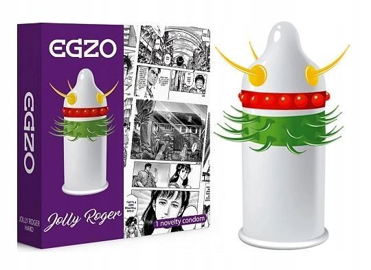 EGZO Prezerwatywy Stymulujące Kolce Wypustki Potęgujące Orgazm 4szt zdjęcie 5