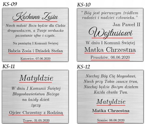 OBRAZEK SREBRNY PREZENT PAMIĄTKA KOMUNII ŚWIĘTEJ na Arena.pl